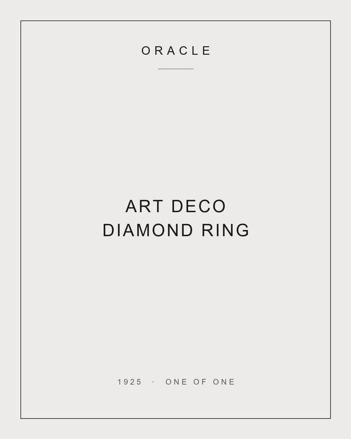 Art Deco Diamond Ring