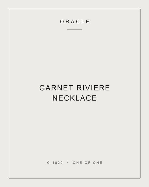 Garnet Riviere Necklace