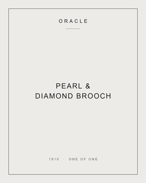 Pearl & Diamond Brooch
